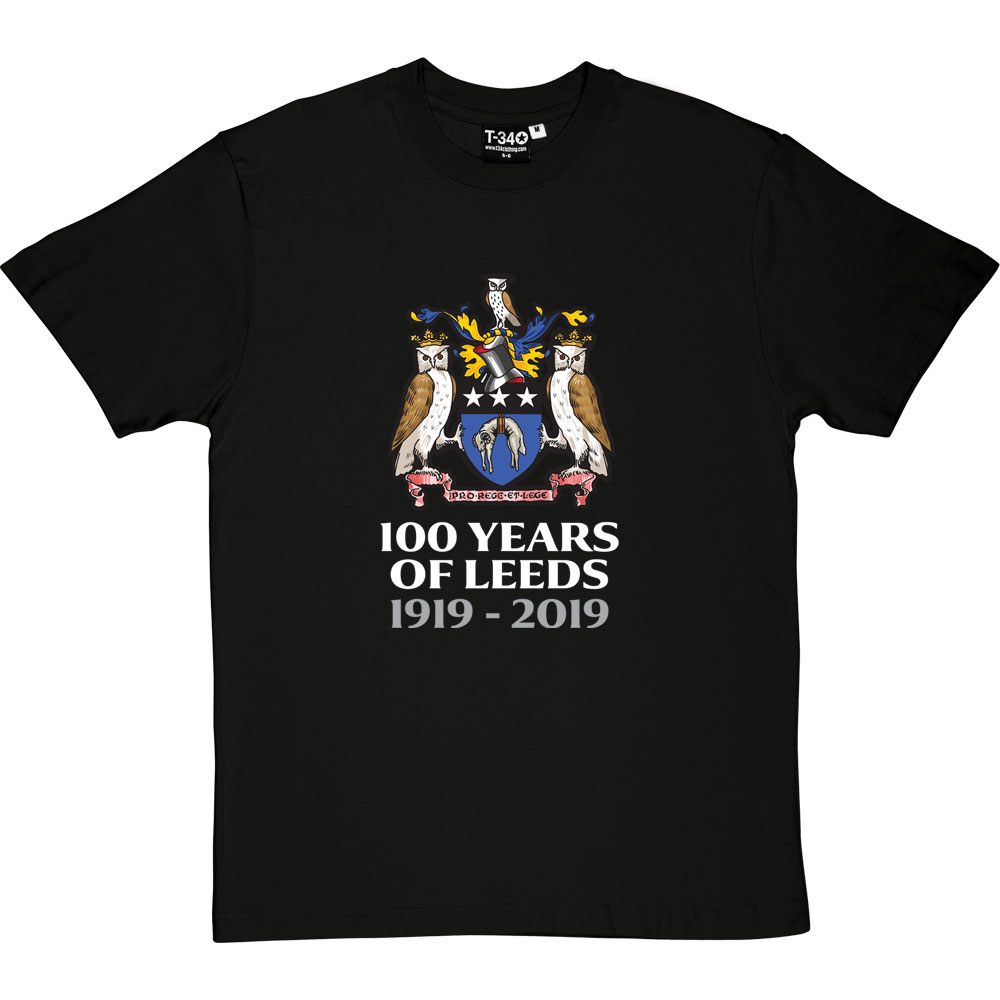 Leeds Centenary T-Shirt (Large Print) - Image 2