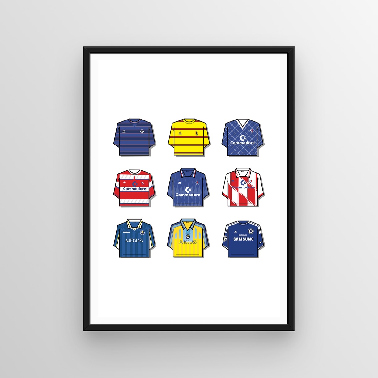Chelsea Shirt History Print