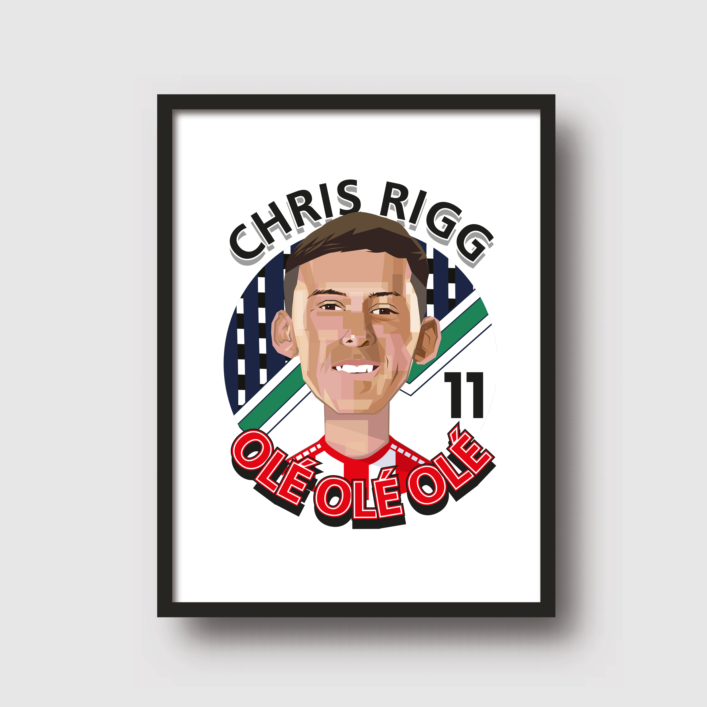 Chris Rigg (Ole Ole Ole) Print