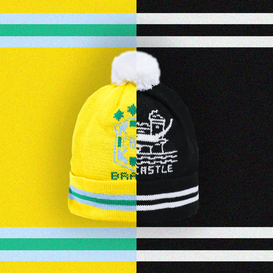 Dinha Bobble Hat (Half & Half)