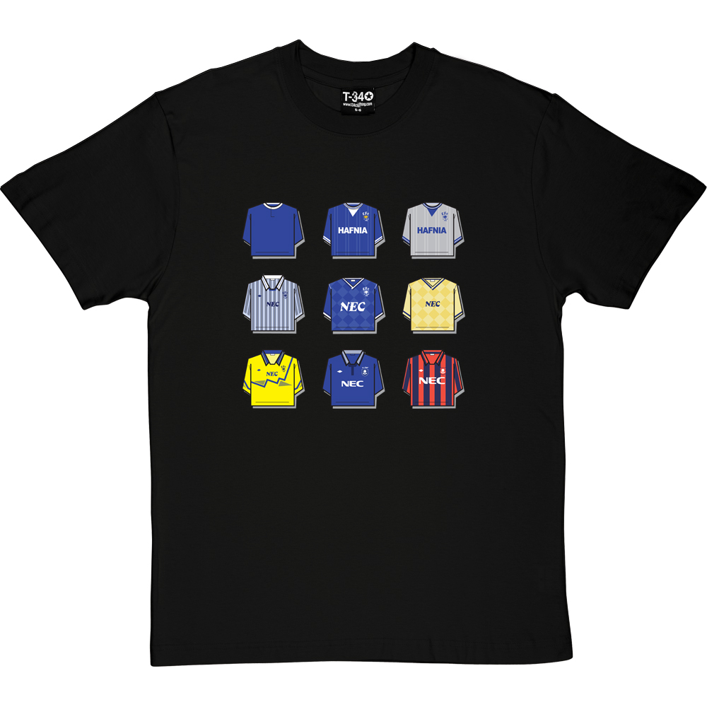 Everton Shirt History T-Shirt - Image 5