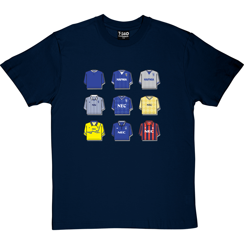 Everton Shirt History T-Shirt - Image 4