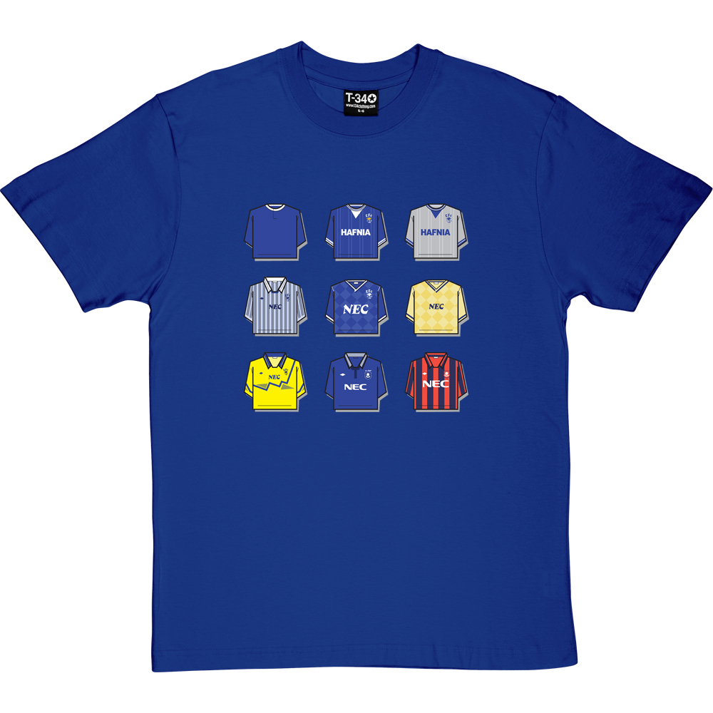Everton Shirt History T-Shirt - Image 3