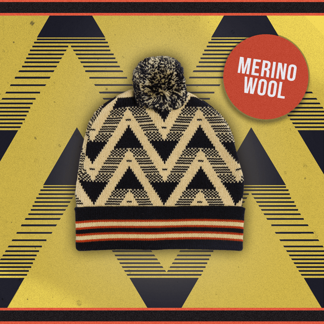 Merino Wool Bruised Banana Bobble (The Rocky)