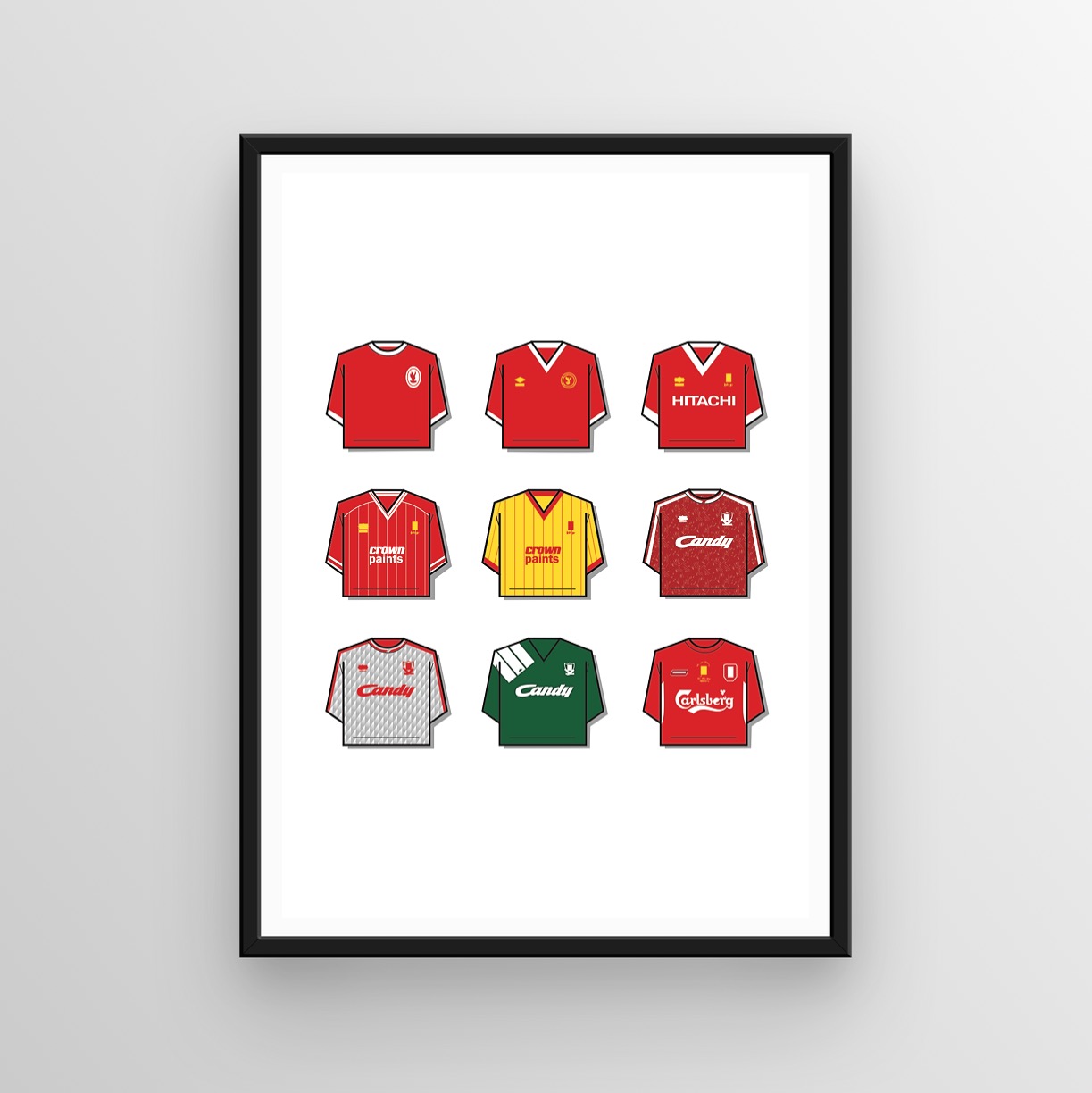 Liverpool Shirt History Print