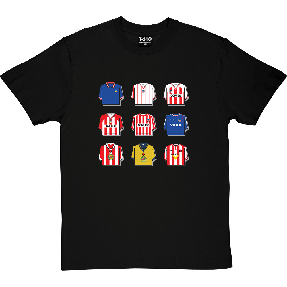 Sunderland Shirt History T-Shirt - Image 2