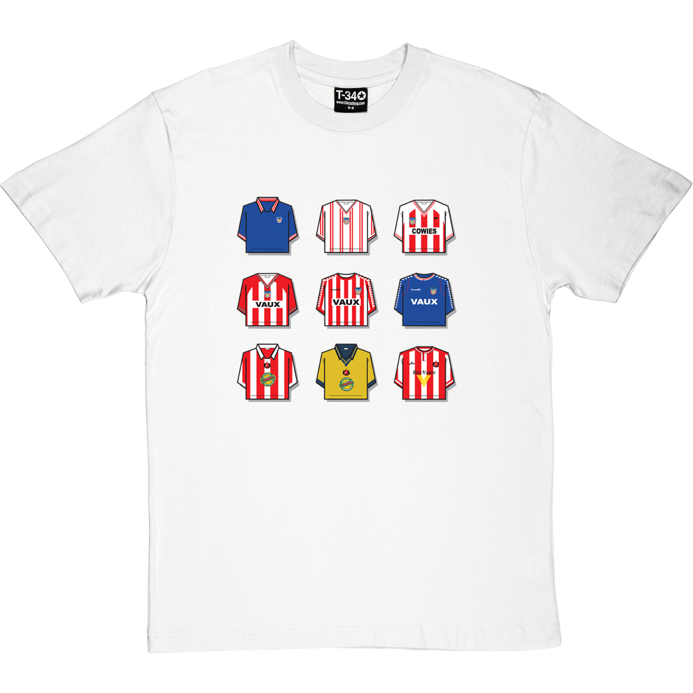 Sunderland Shirt History T-Shirt - Image 5
