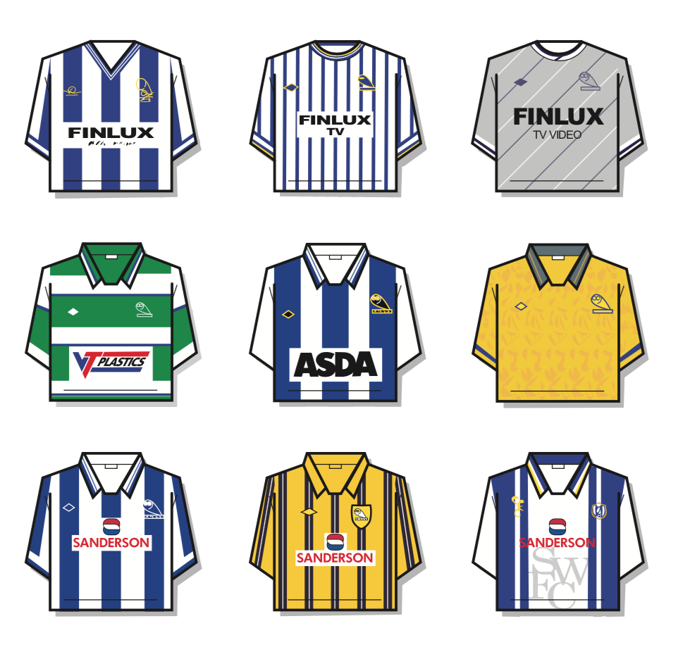 Sheffield Wednesday Shirt History T-Shirt - Image 2