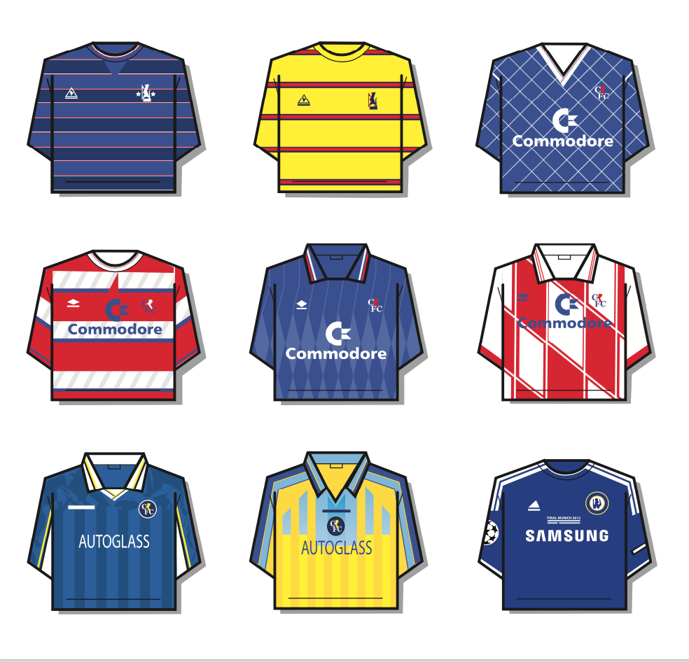 Chelsea Shirt History T-Shirt - Image 2