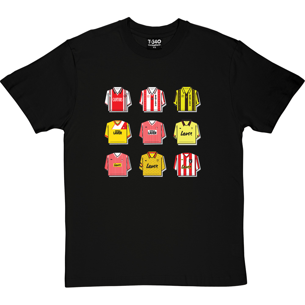 Sheffield United Shirt History T-Shirt - Image 3