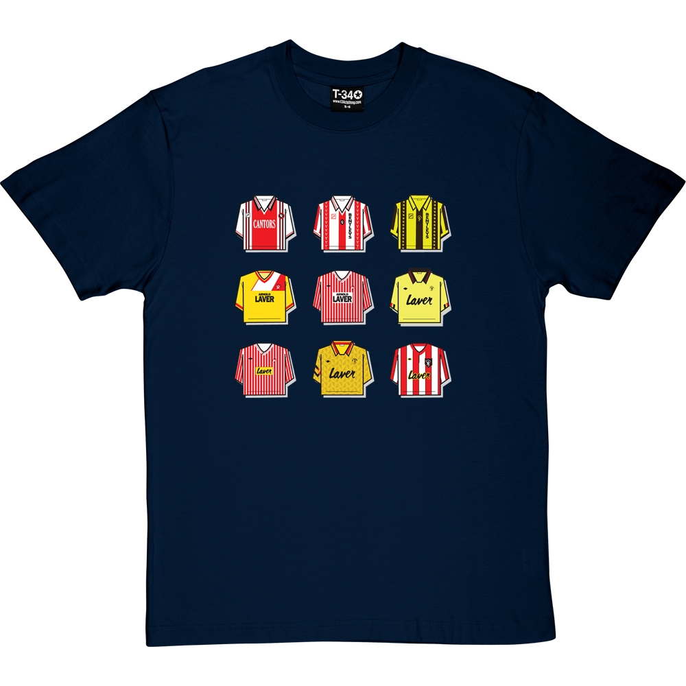 Sheffield United Shirt History T-Shirt