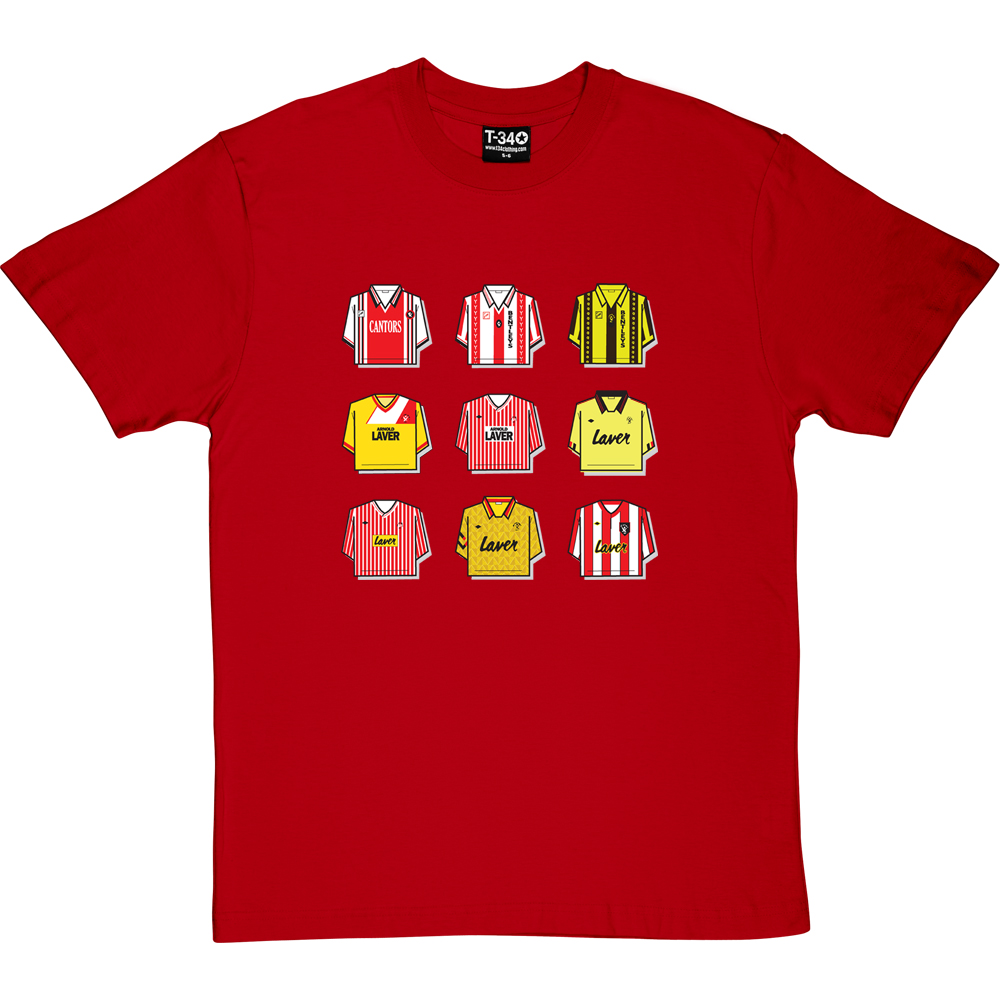 Sheffield United Shirt History T-Shirt - Image 4