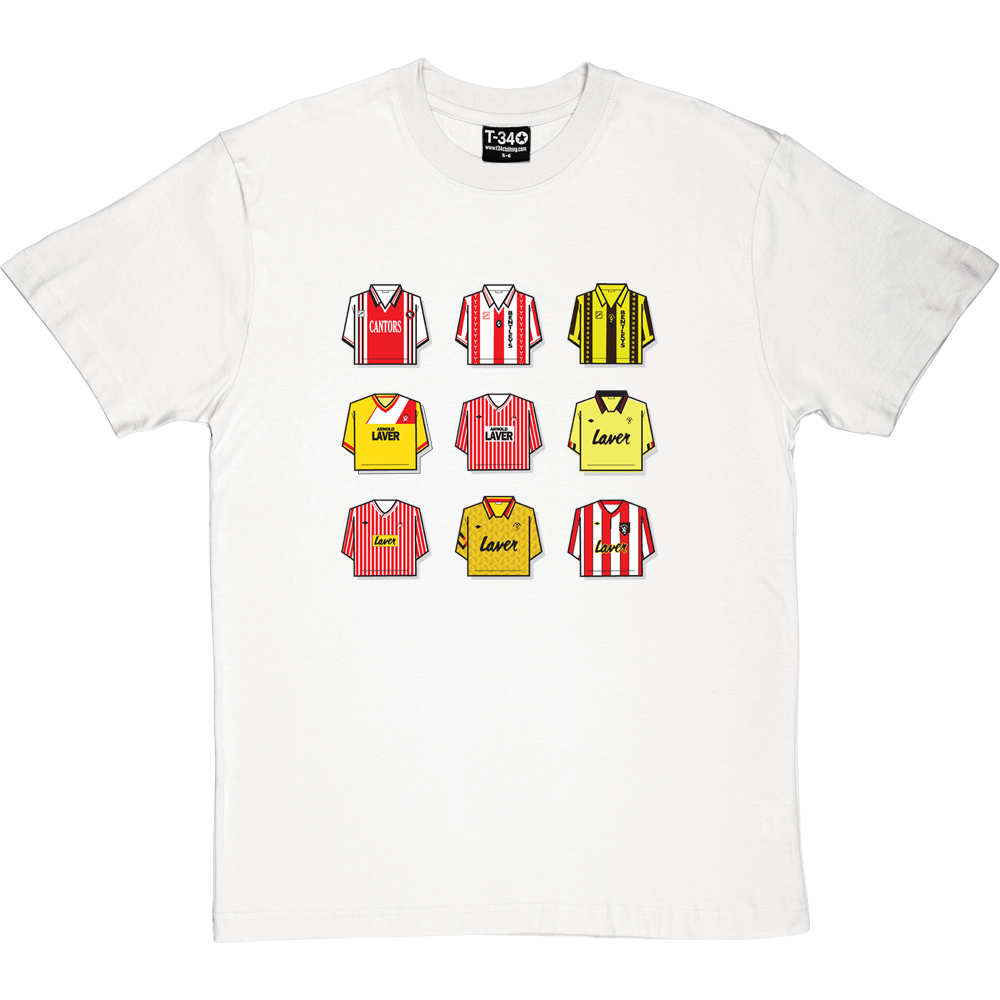 Sheffield United Shirt History T-Shirt - Image 5