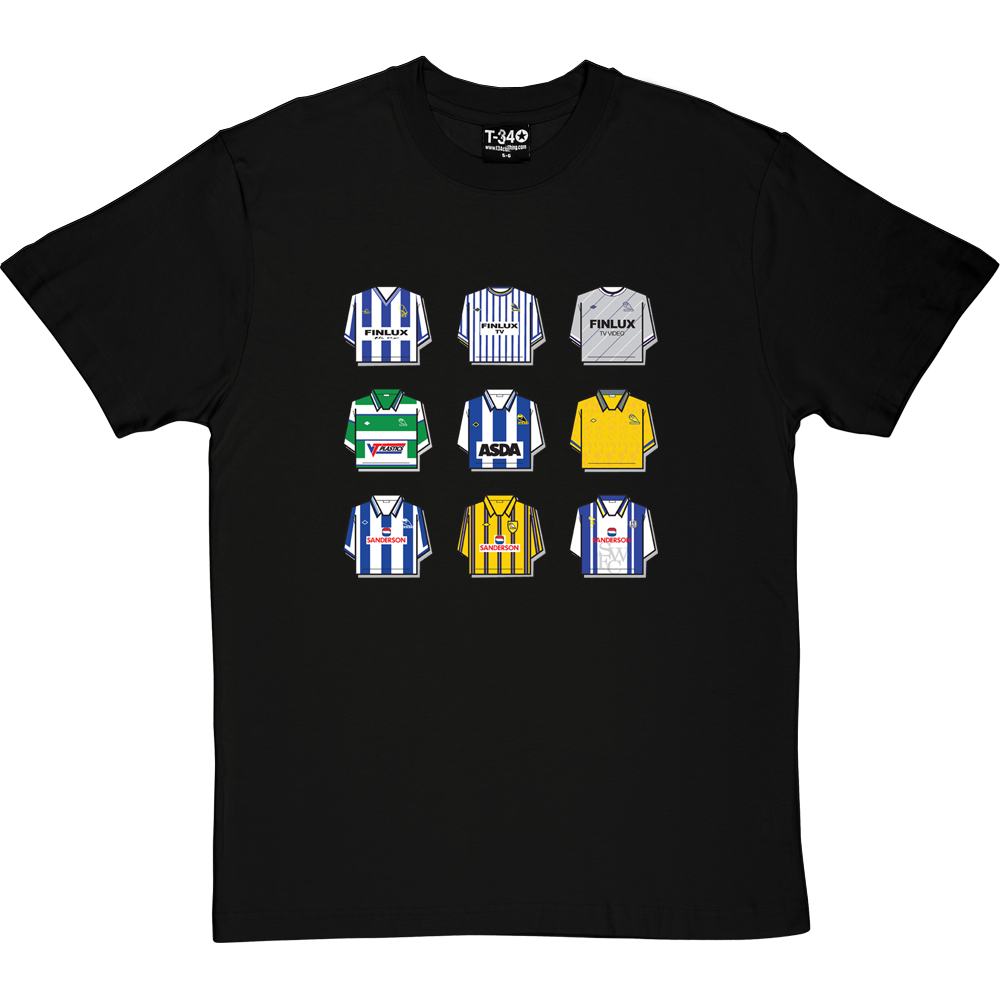 Sheffield Wednesday Shirt History T-Shirt - Image 6