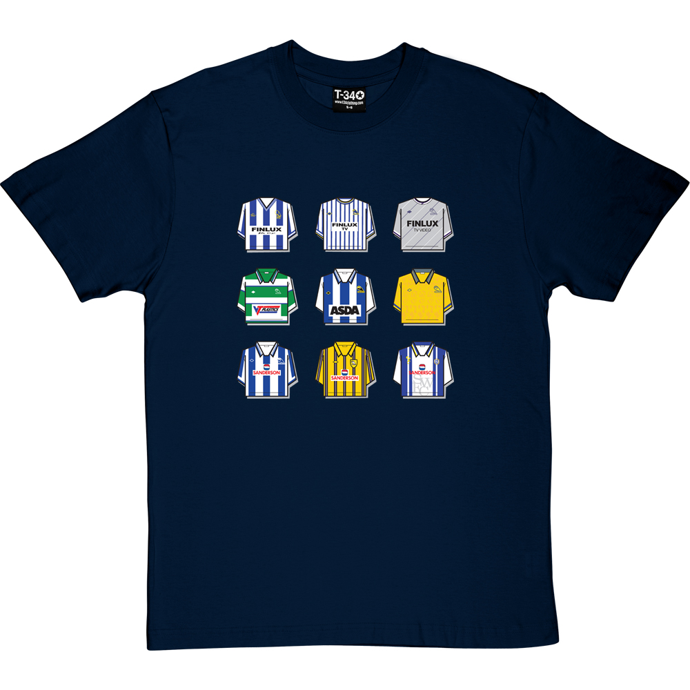 Sheffield Wednesday Shirt History T-Shirt - Image 5