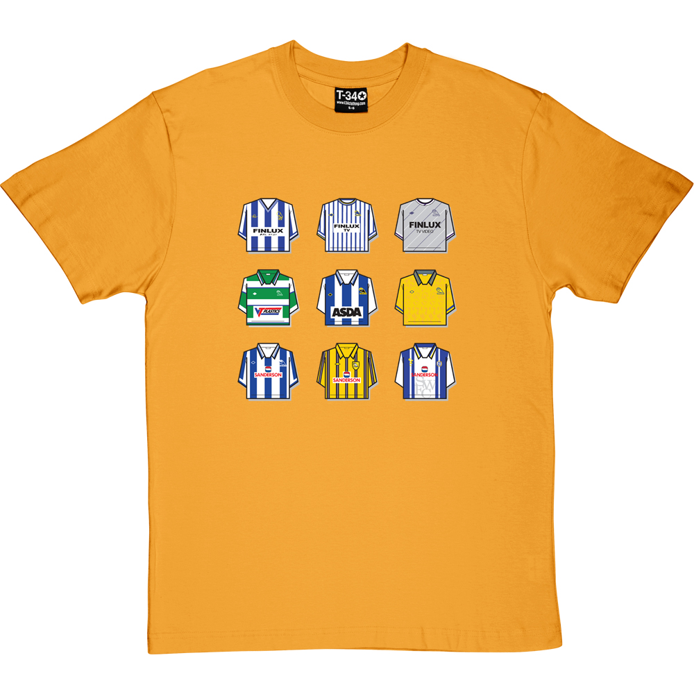 Sheffield Wednesday Shirt History T-Shirt - Image 3