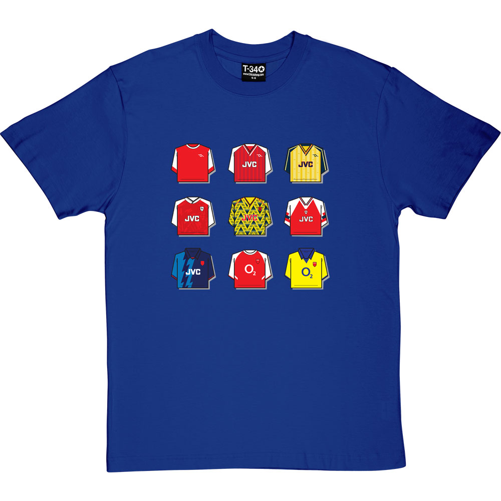 Arsenal Shirt History T-Shirt - Image 5
