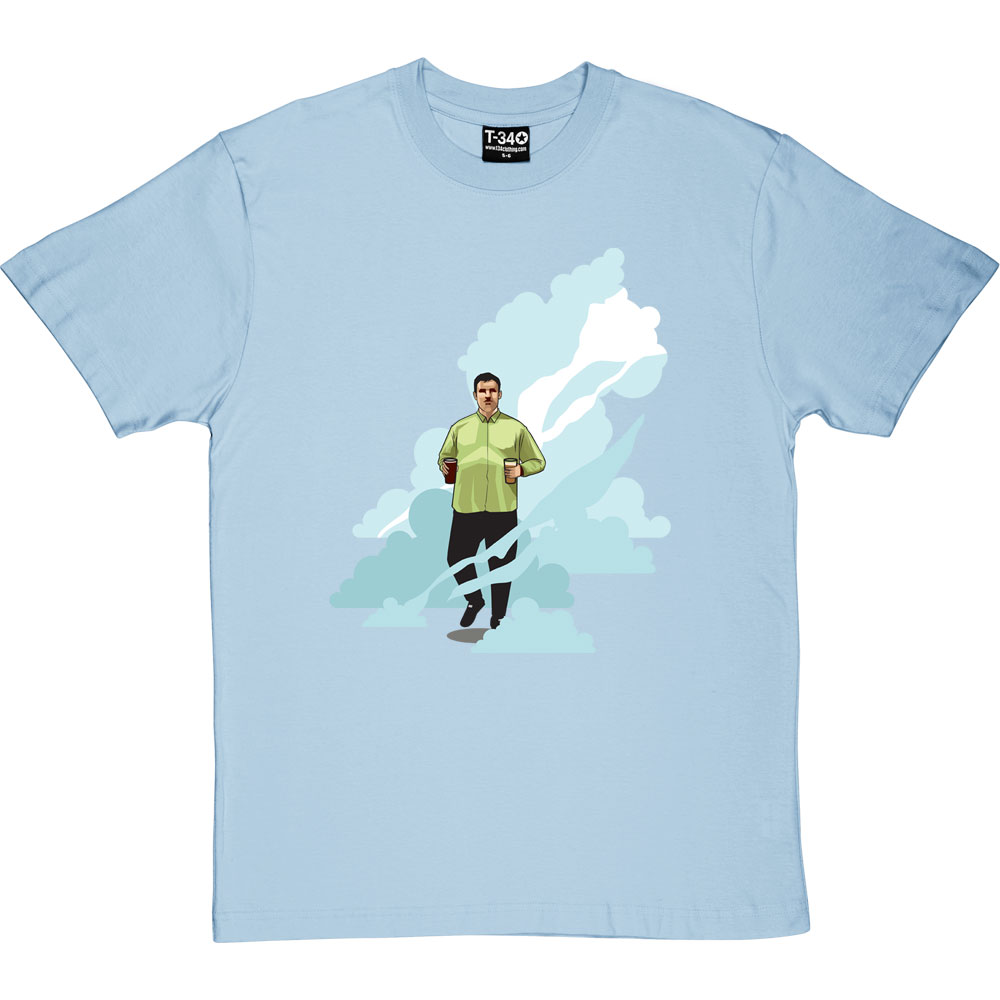 Green Shirt Mush T-Shirt (Large Print) - Image 2