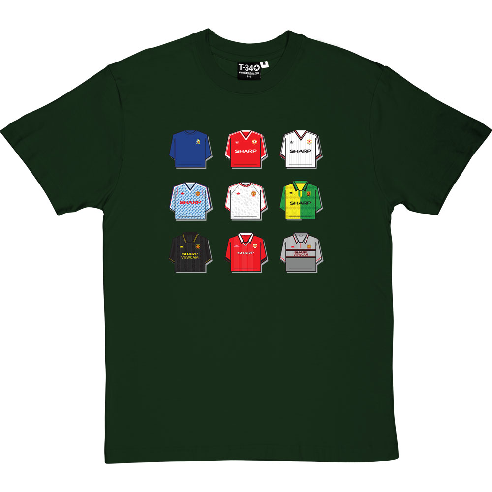 Manchester United Shirt History T-Shirt - Image 4