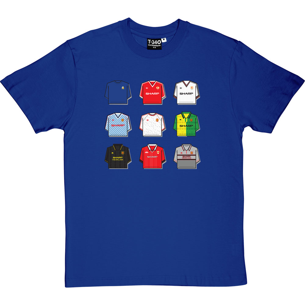 Manchester United Shirt History T-Shirt