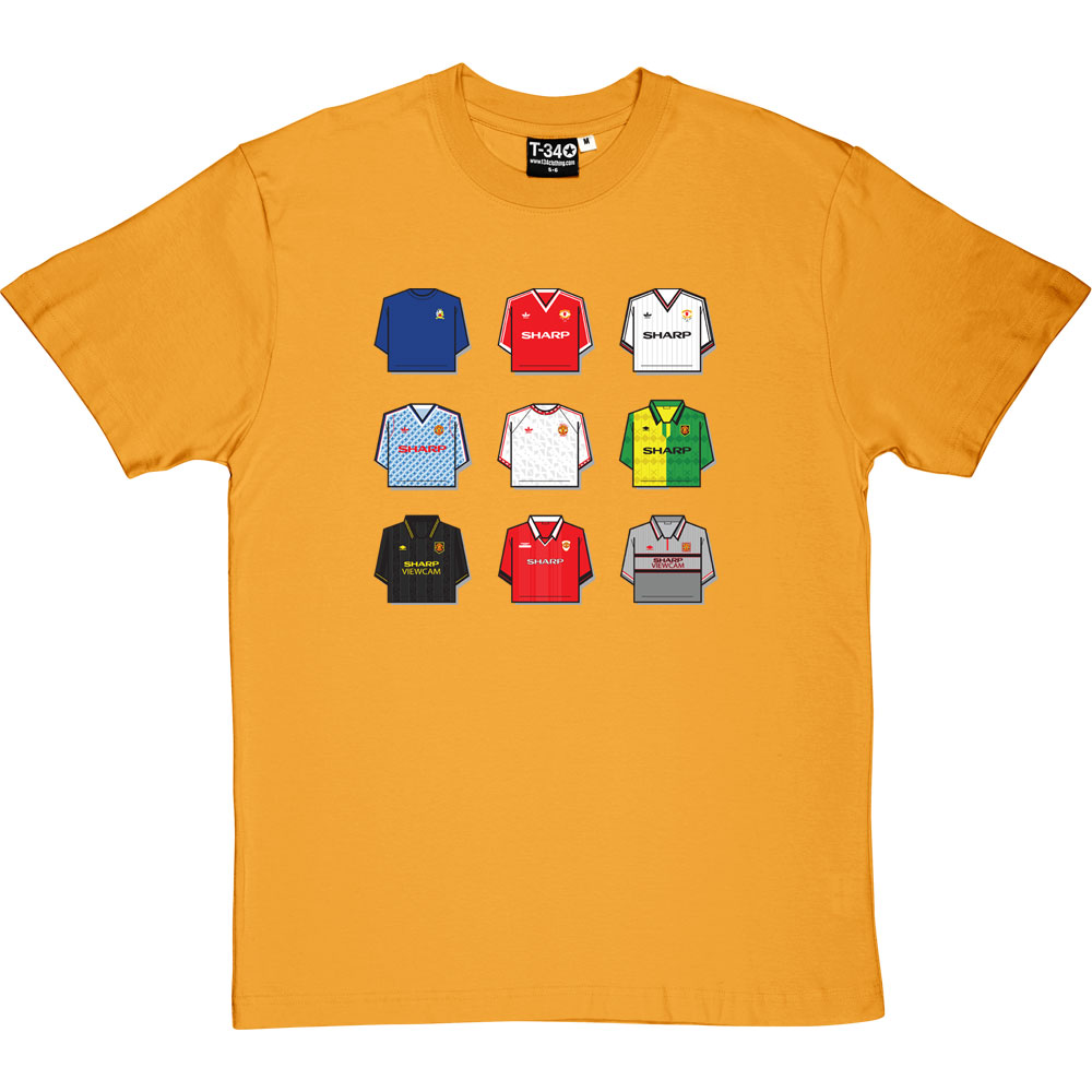 Manchester United Shirt History T-Shirt - Image 10