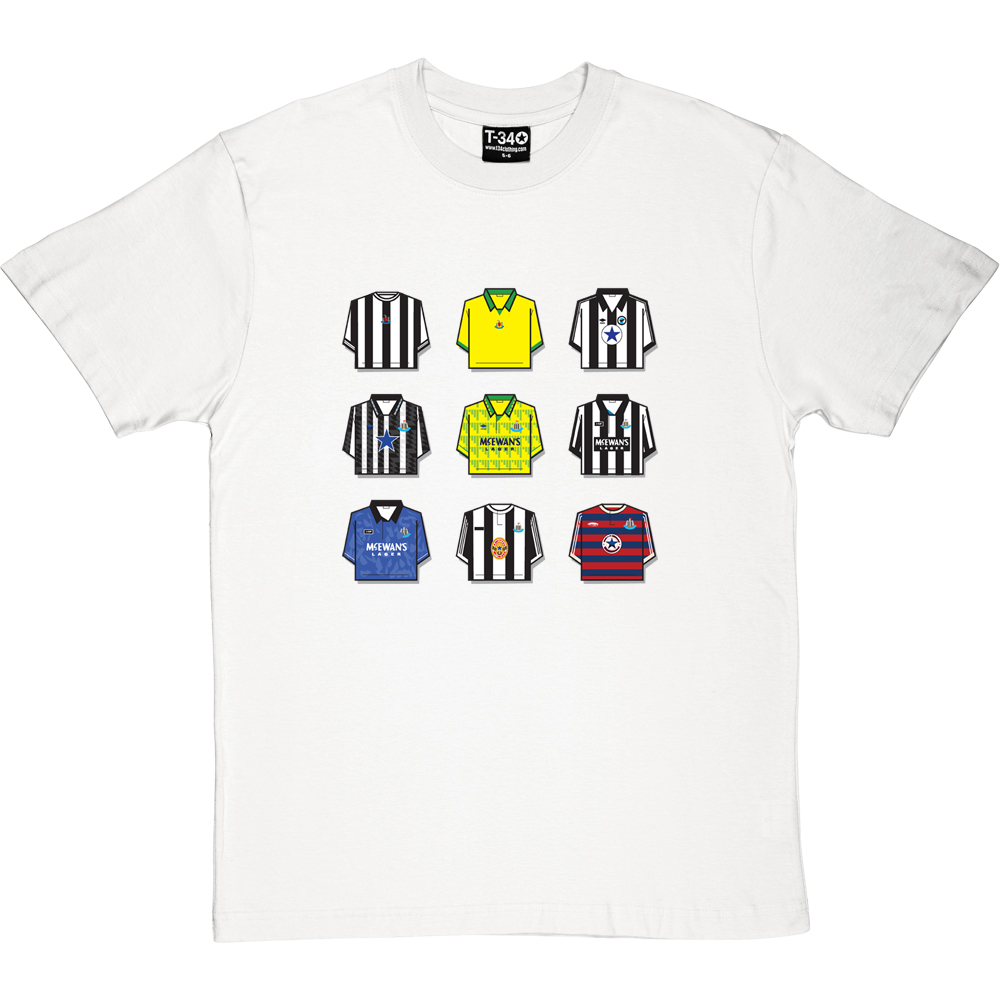 Newcastle Shirt History T-Shirt