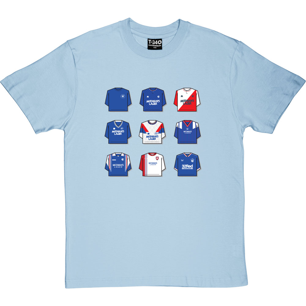 Rangers Shirt History T-Shirt