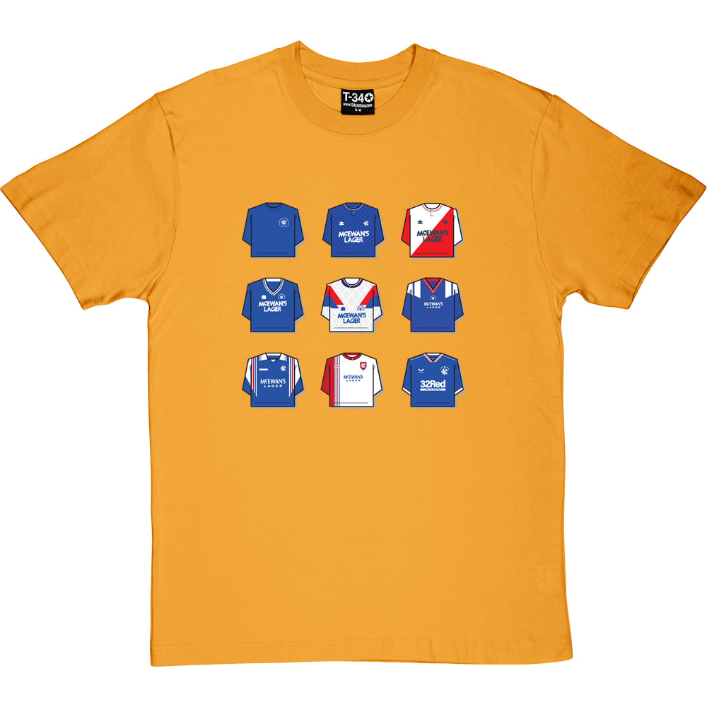 Rangers Shirt History T-Shirt - Image 7